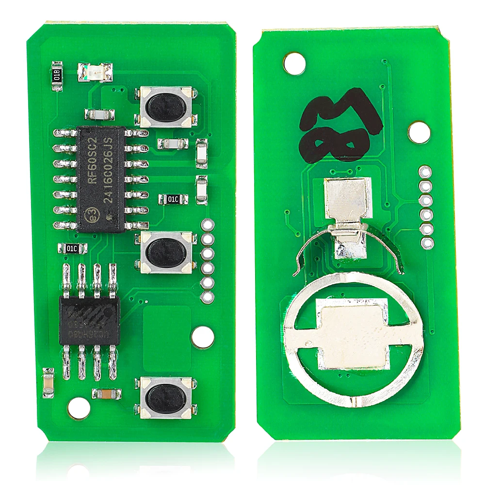 DIYKEY P/N: 89070-0D330 لتويوتا Aygo Yaris 2014 2015 2016 فوب 2 زر الوجه مفتاح بعيد 433 ميجا هرتز H رقاقة