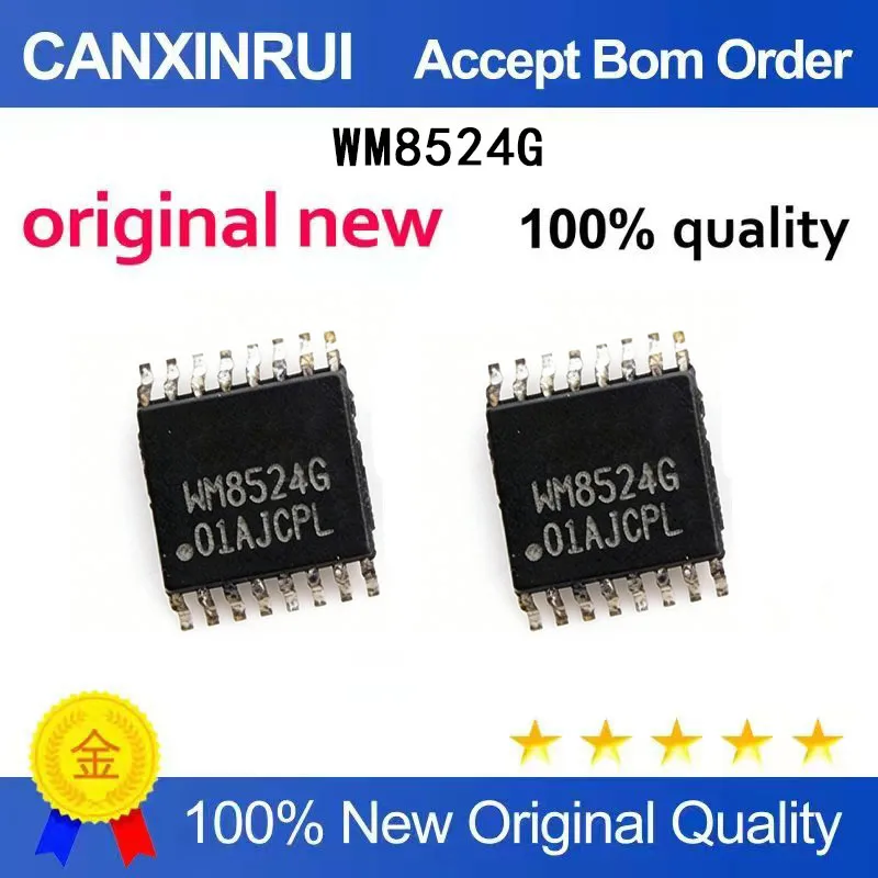 

(5-100 Pieces) Brand new original WM8524GED WM8524G TSSOP16 spot chip IC