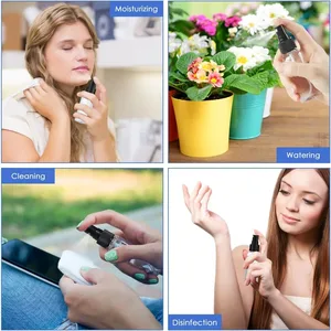 Wiederaufladbare transparente Plastik -Parfümzerstäuber, tragbare Reiseflaschen, leere Plastiksprayflaschen, 10 ml, 20 ml, 30 ml, 50 ml, 60 ml, 100 ml, 10pcs 8 Hauptverkaufsfläschchen 20 ml - №8