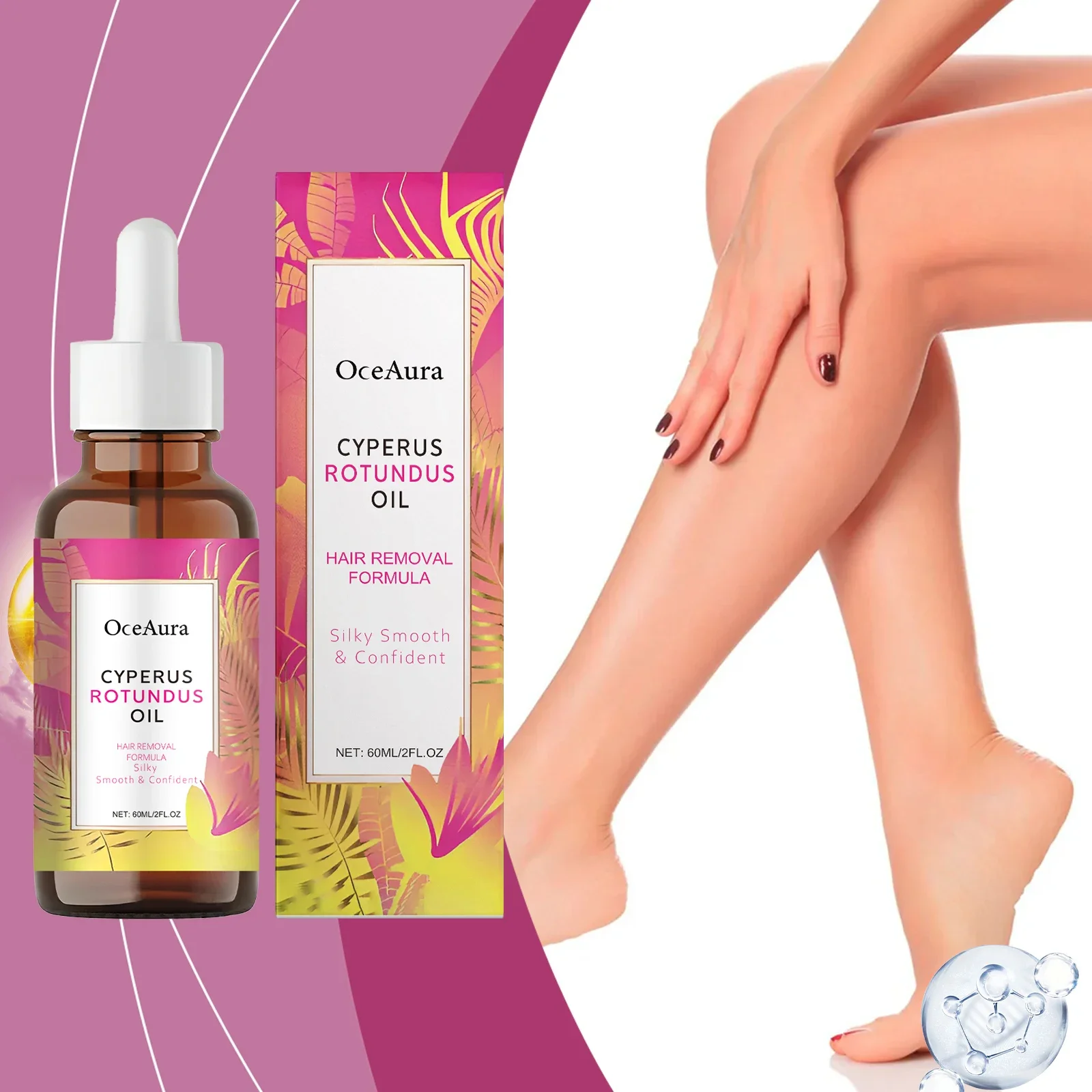 Cyperus Rotundus Oil For Body Hair Remover Armpit Soothing Moisturizes Skin Reduce Hair Inhibitor Growth Depilatory Body Oil