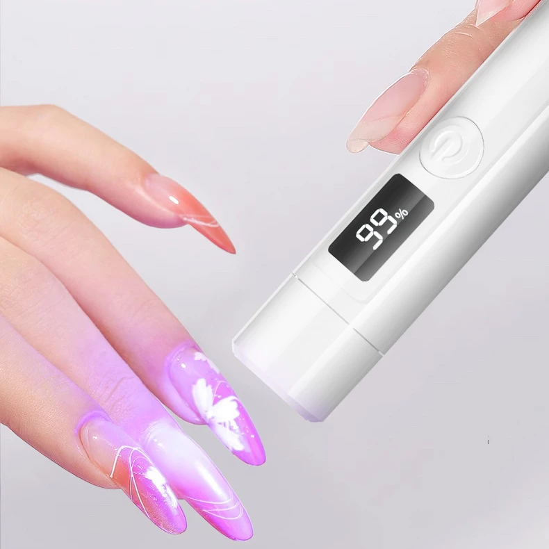 Portable Nail Dryer UV Led Lamp Mini For Manicure USB Rechargeable Quick Dry Nails Gel Polish Drying Lamp Nail Art Tool DIY