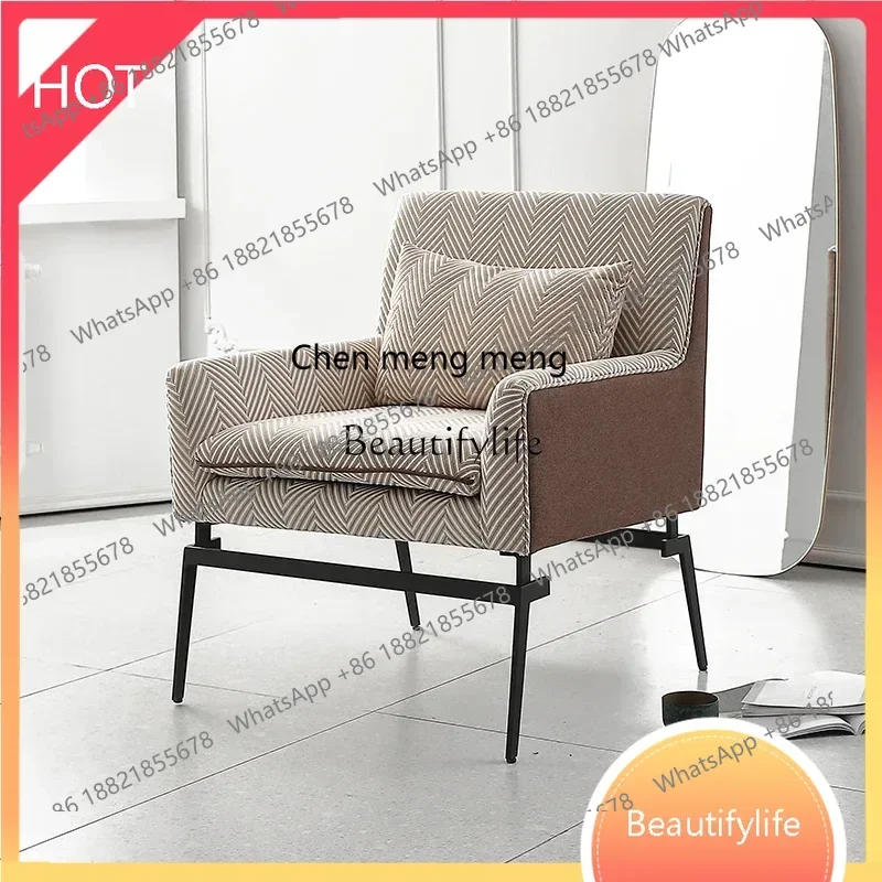 

New style Nordic sofa chair American minimalist Italian single leisure chair light luxury ss 8617