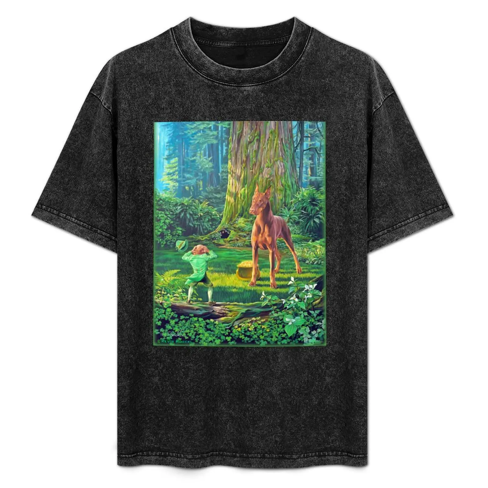 Maco's Pot of Gold T-Shirt Simple Casual Short Sleeve Tee