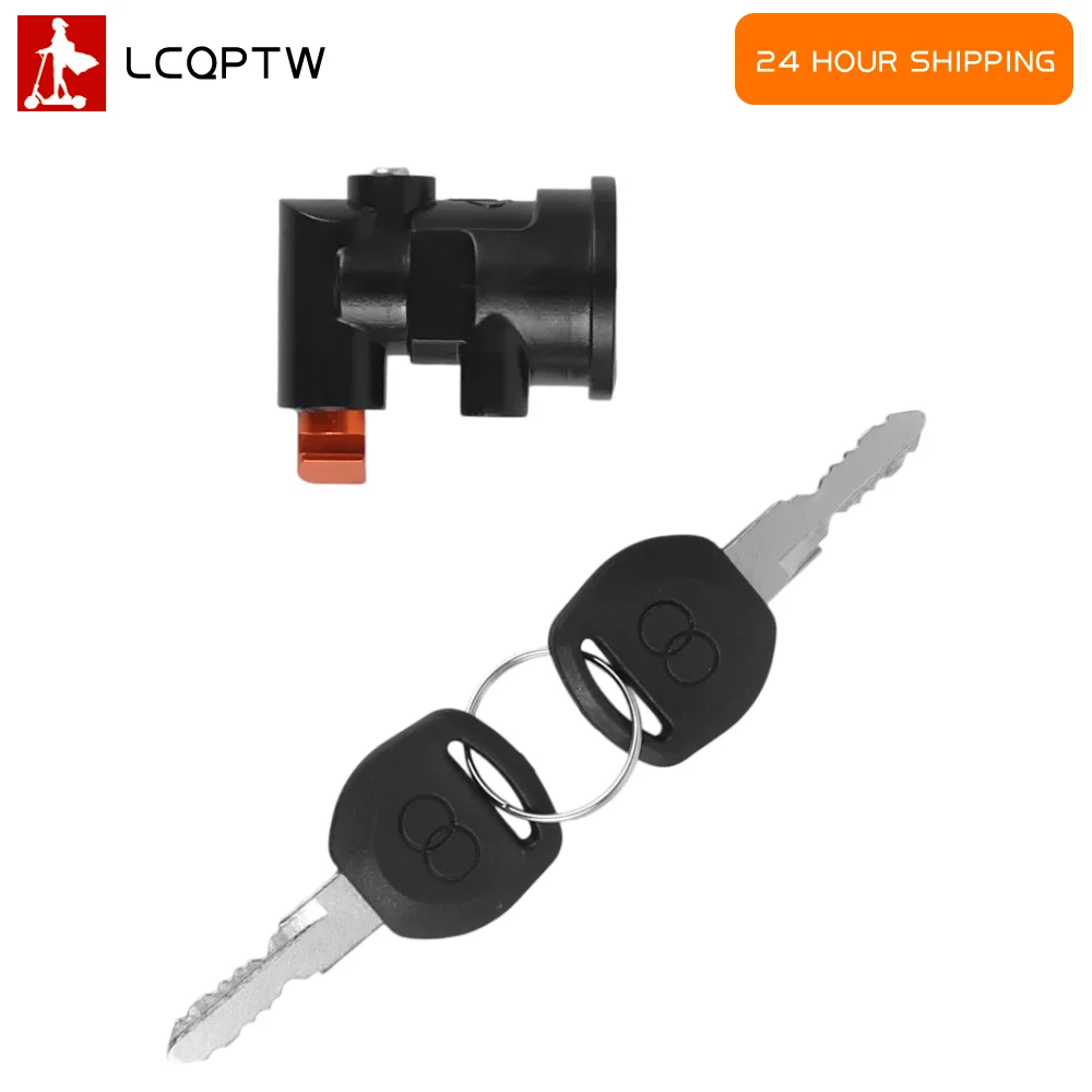 

For Himo C20 Foldable Electric Bicycle Battery Anti-theft Lock with Keys E-Bike Battery Lock Safety Protection Spare Parts