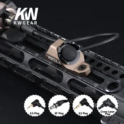 Tactical Hot Button Remote Pressure Switch M-lok Keymod Rail SF M600 M300 Weapon Flashlight for Airsoft DBAL-A2 Unity Switch