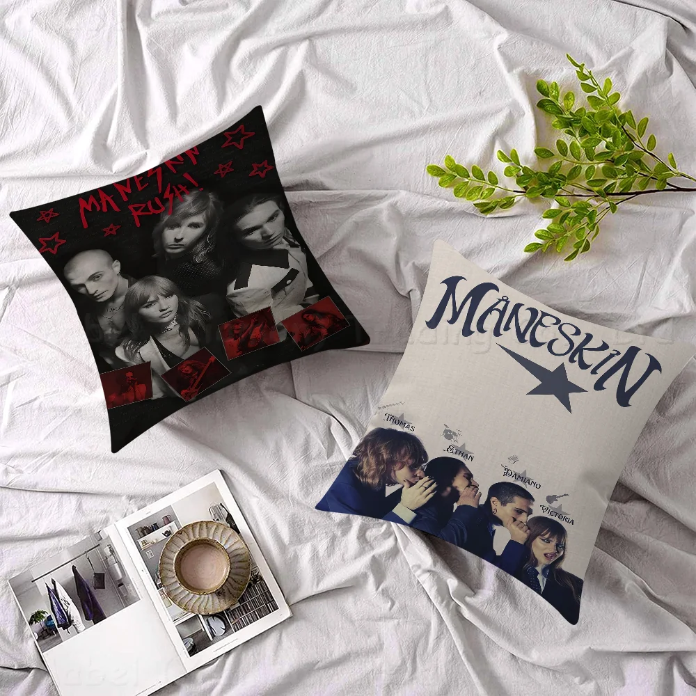 Italia Band Maneskin Rush!Maple Design Cushion Cover Happy Autumn Harvest Decor Holiday Decorati Pillow Cover