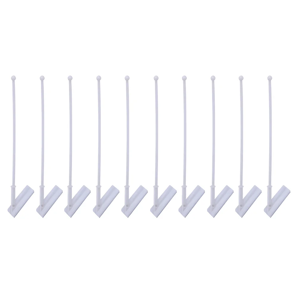 

12pcs Car Flag Poles Heavy Duty Plastic Roof Mount Outdoor Flag Rods For Vehicle Window Travel Accessories Exterior Decor