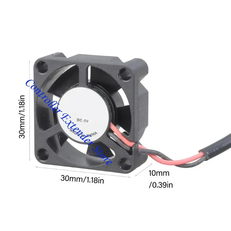 N84B 30mm USB5V Power Blower Fan For 3D Printer Cooling Speed Low Noise Sleeve Fan