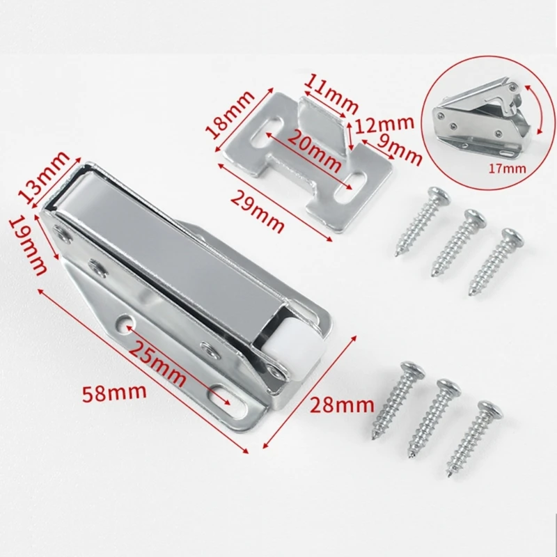 Elephant Trunk Hook Locks Metal & Plastic Locking Mechanism for Doors & Gate Dropship