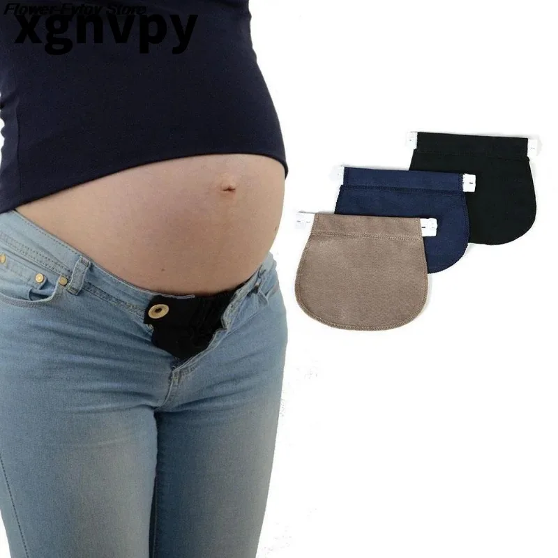 Xgnvpy 1Pcs Verstelbare Elastische Zwangerschaps-Tailleband Riem Taille Verlengstuk Kleding Broek Voor Zwangere Naaien Accessoires