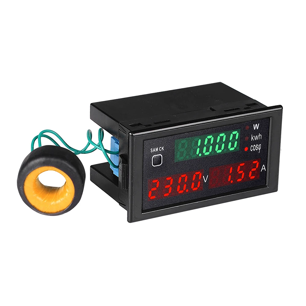 AC80-300V 100A AC Current Voltage Power Energy Panel Meter Digital Voltmeter Ammeter Multimeter