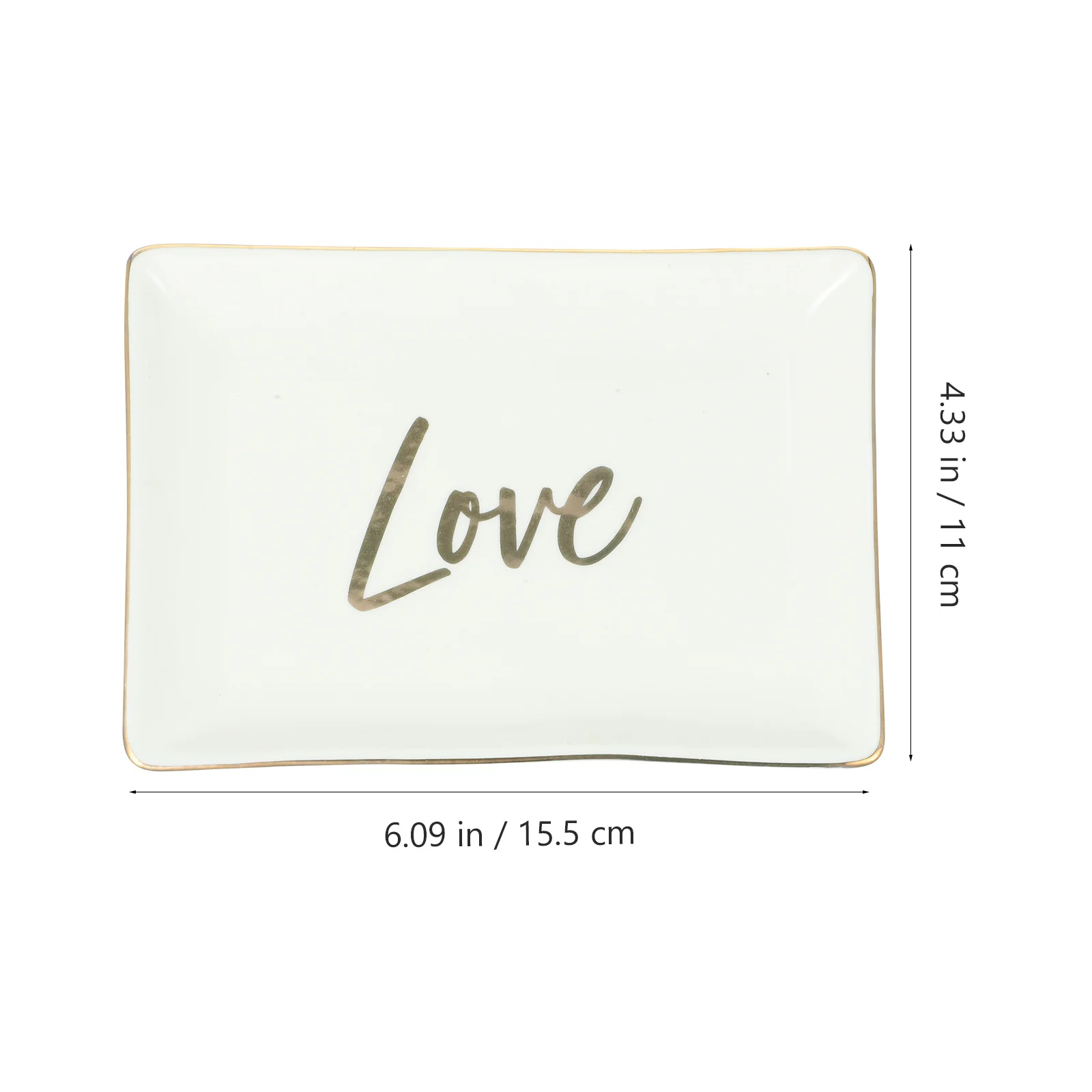 

Ceramic Jewelry Tray Decorative Vanity Organizer Ring Dish Perfume Tray for Rings Earrings Bracelets Necklaces