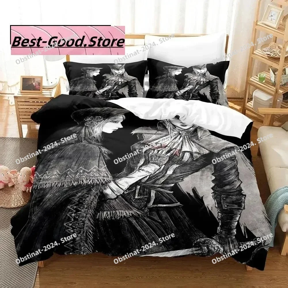 3D Print Game Lady Maria Bloodborne Printed Bedding Duvet Cover Set Soft and Comfortable Perfect Children Room Decoration