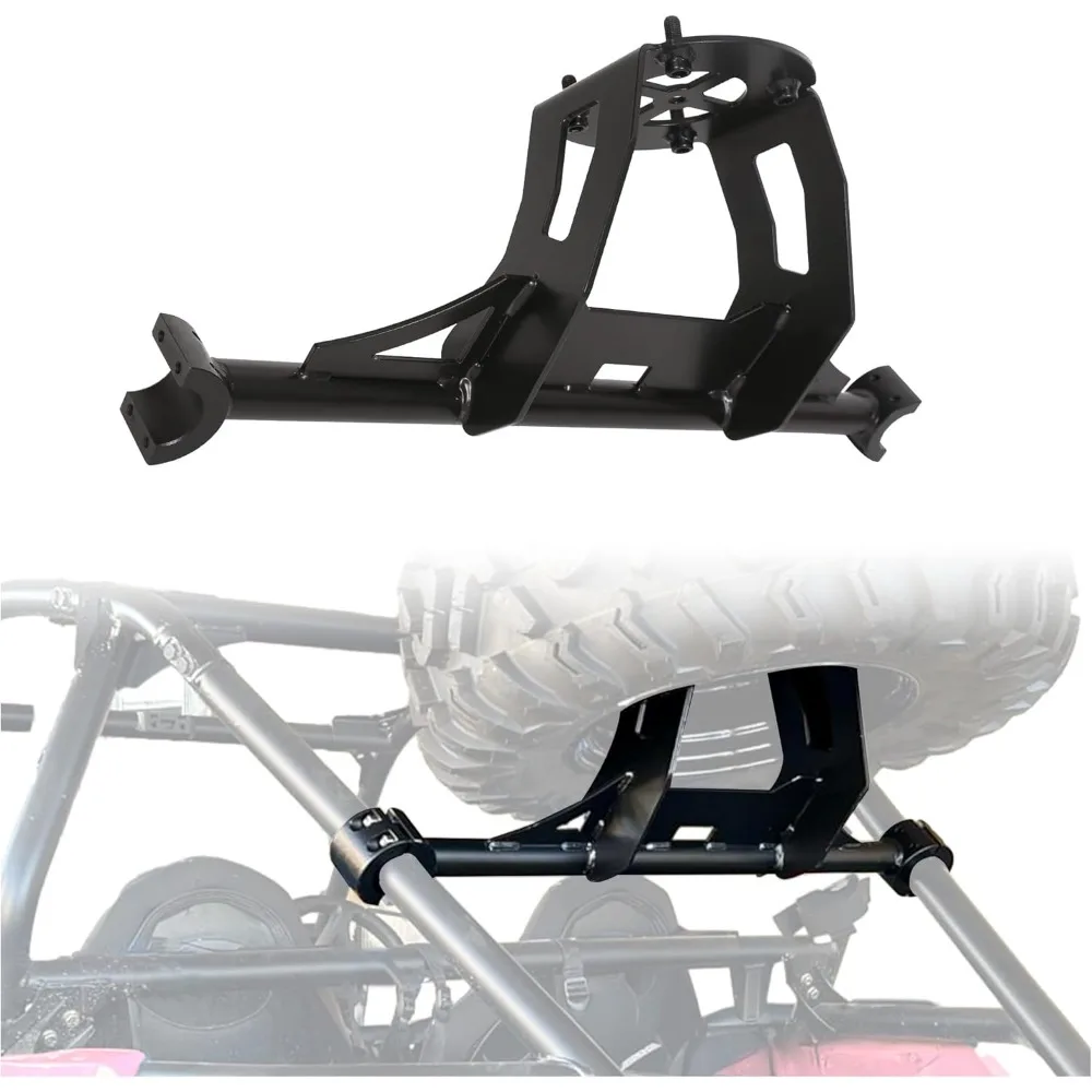 Support de support de pneu de secours robuste pour modèles Polaris RZR, convient aux pneus jusqu'à 30", Installation facile