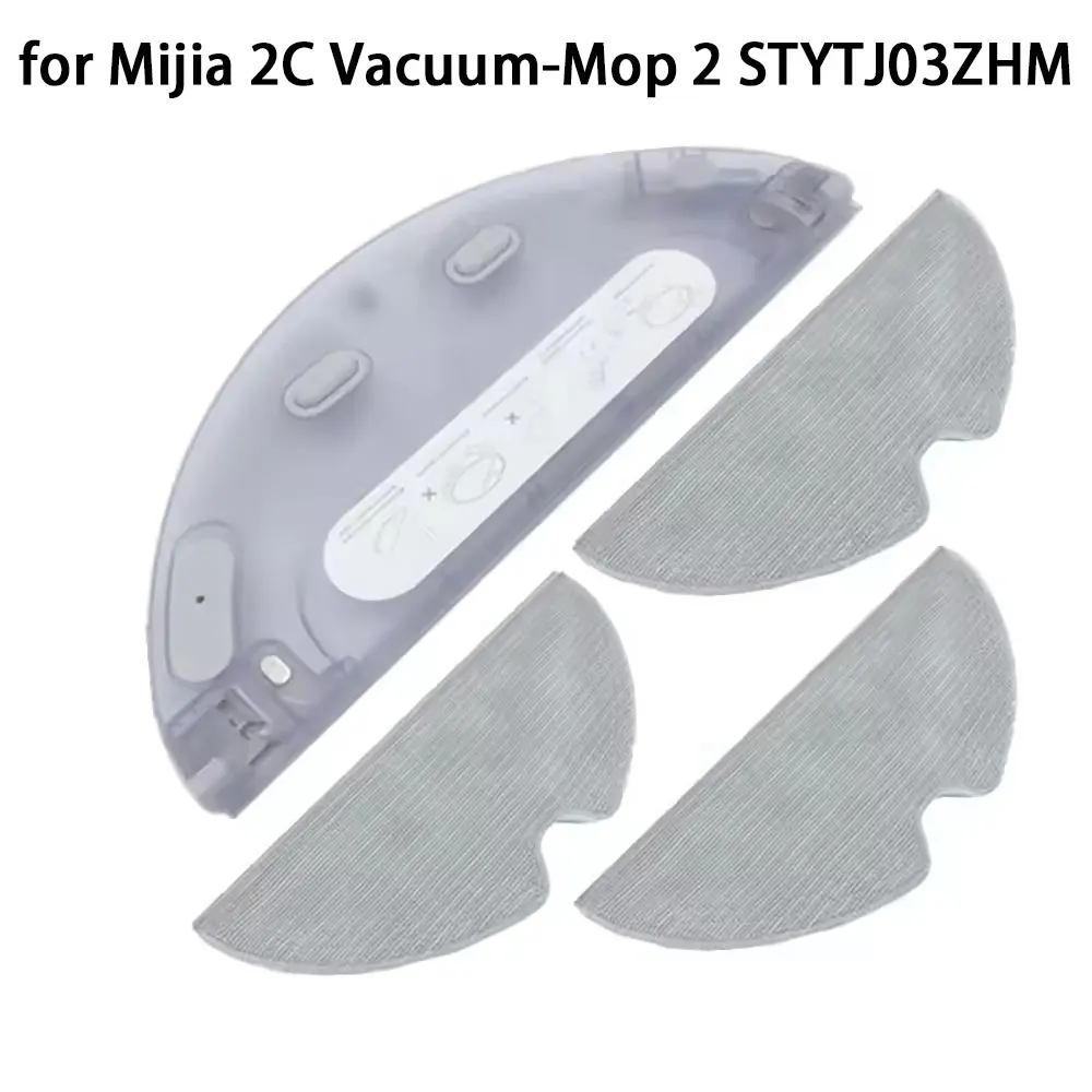 Novo tanque de água original para mijia 2c aspirador de pó 2 stytj03zhm robô aspirador de pó tanque de água panos de esfregão substituir acessórios