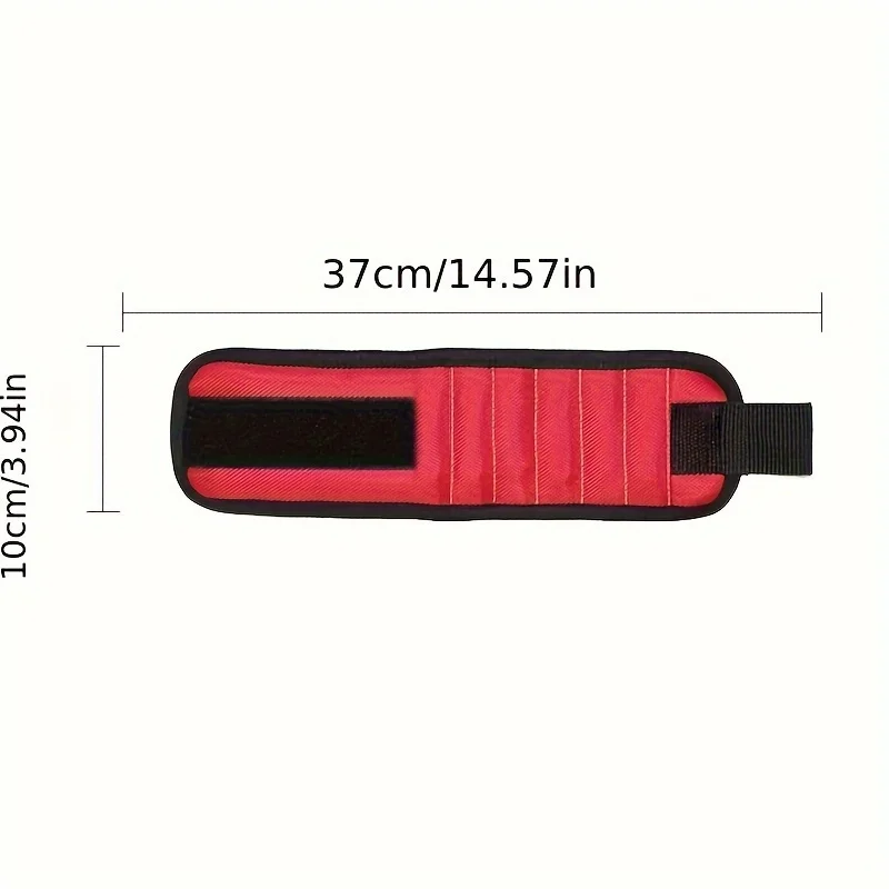 1pc The Ultimate Magnetic Wristband: 5 Magnets for Holding Screws - Perfect Gift for Handymen, Mechanics, and Tech Geeks!