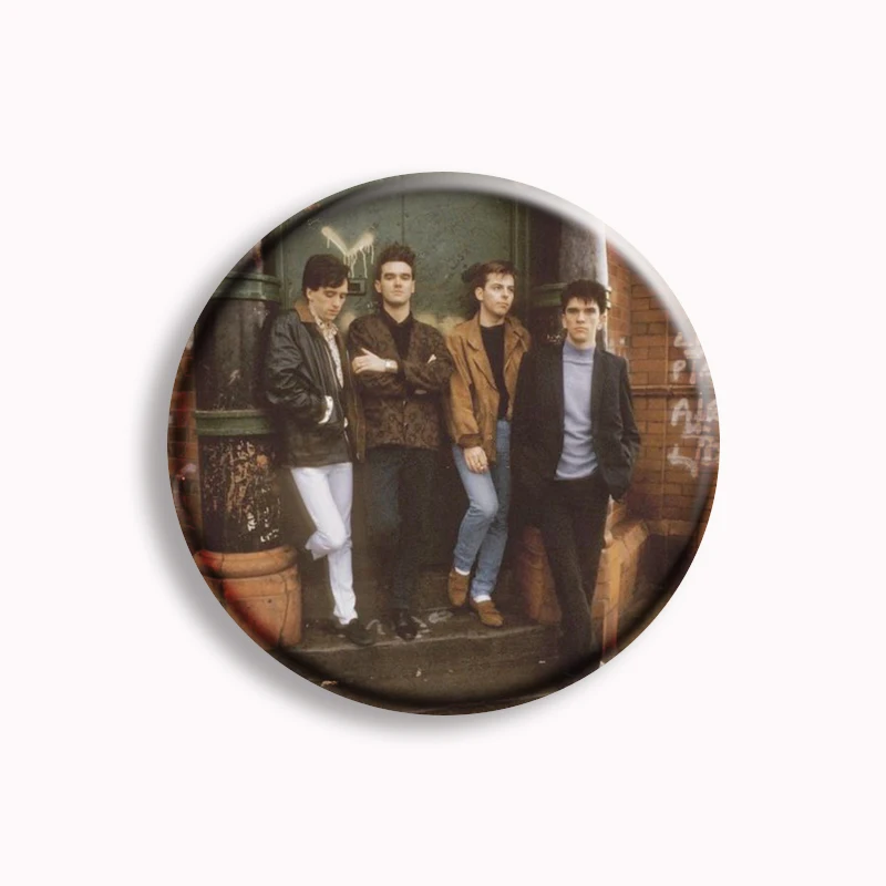 The Smiths Vintage Classic Band Button Pin Retro Hip Hop Punk Music Lover Brooch Badge Bag Coat Decorate Fans Collect Party Gift