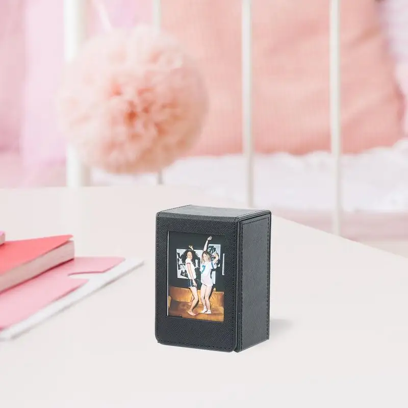 Picture Boxes For Photo Storage 3 Inch Decorative Photo Box Organizer High Capacity Photo Organizer Photo Keeper For Stickers