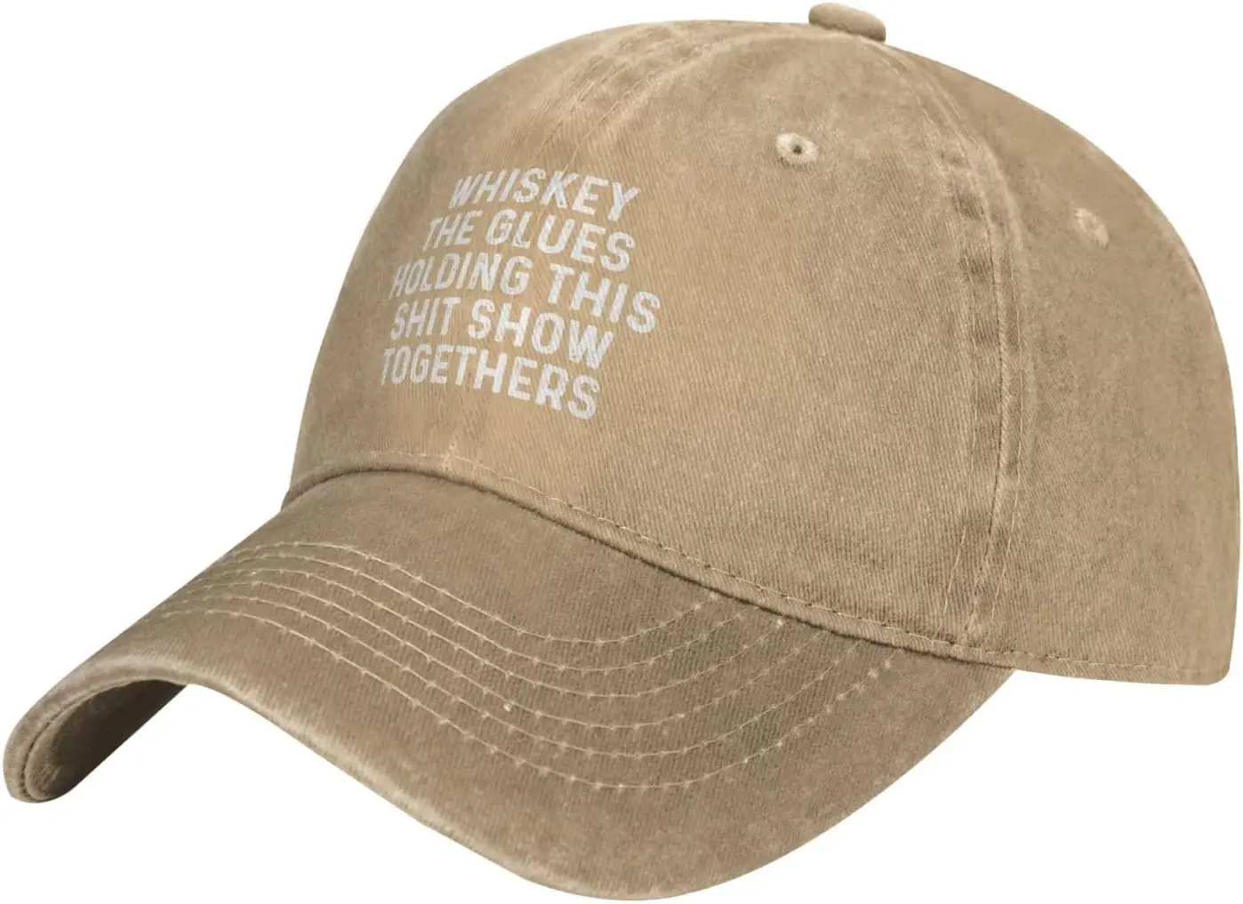 Whiskey The Glues Holding This Shit Show Togethers Cap Women Baseball Caps Cool Caps