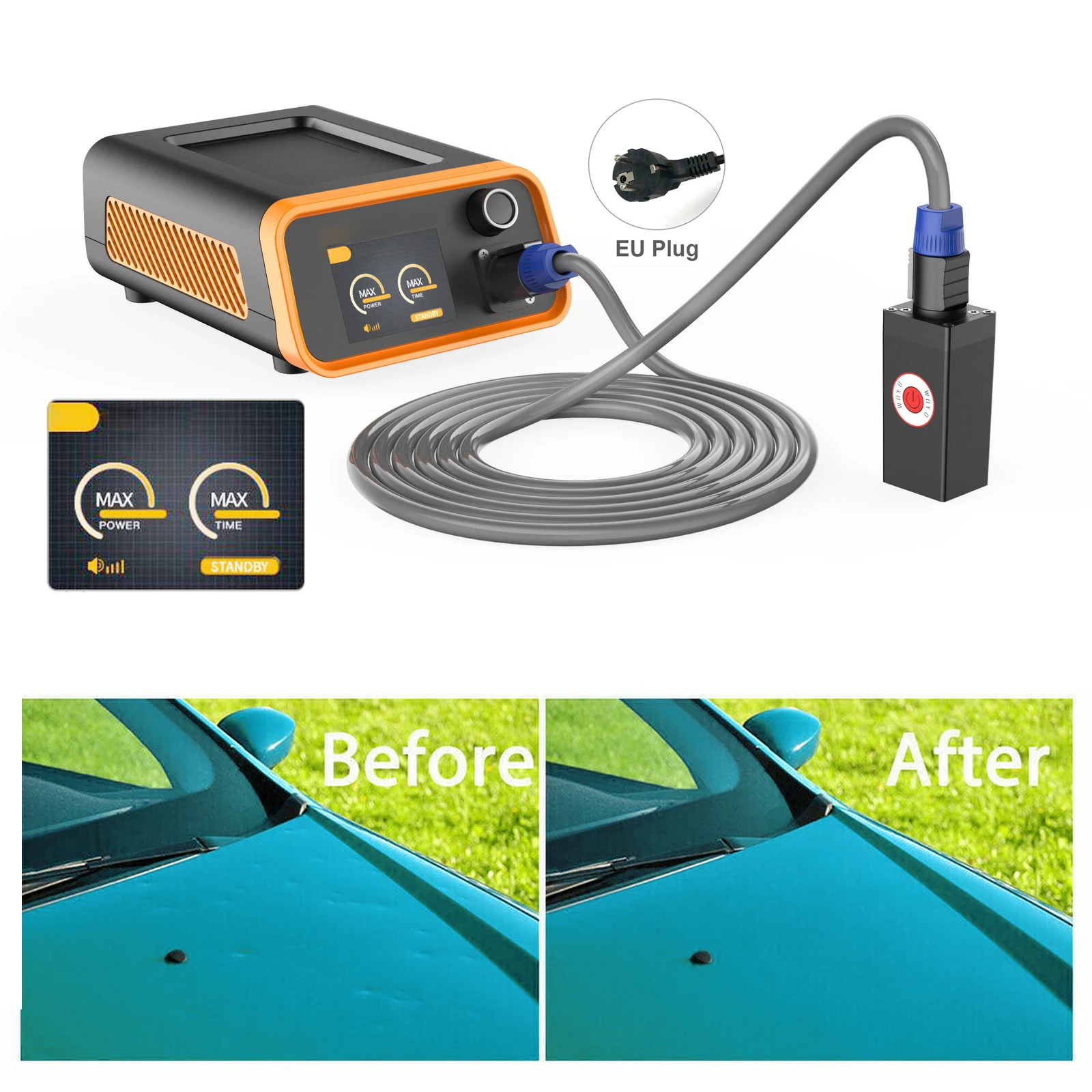 

800W Car Dent Repair Tool Electromagnetic Induction Paintless Free-Painting Dent Repair Machine Auto Body Removal Paintless Dent