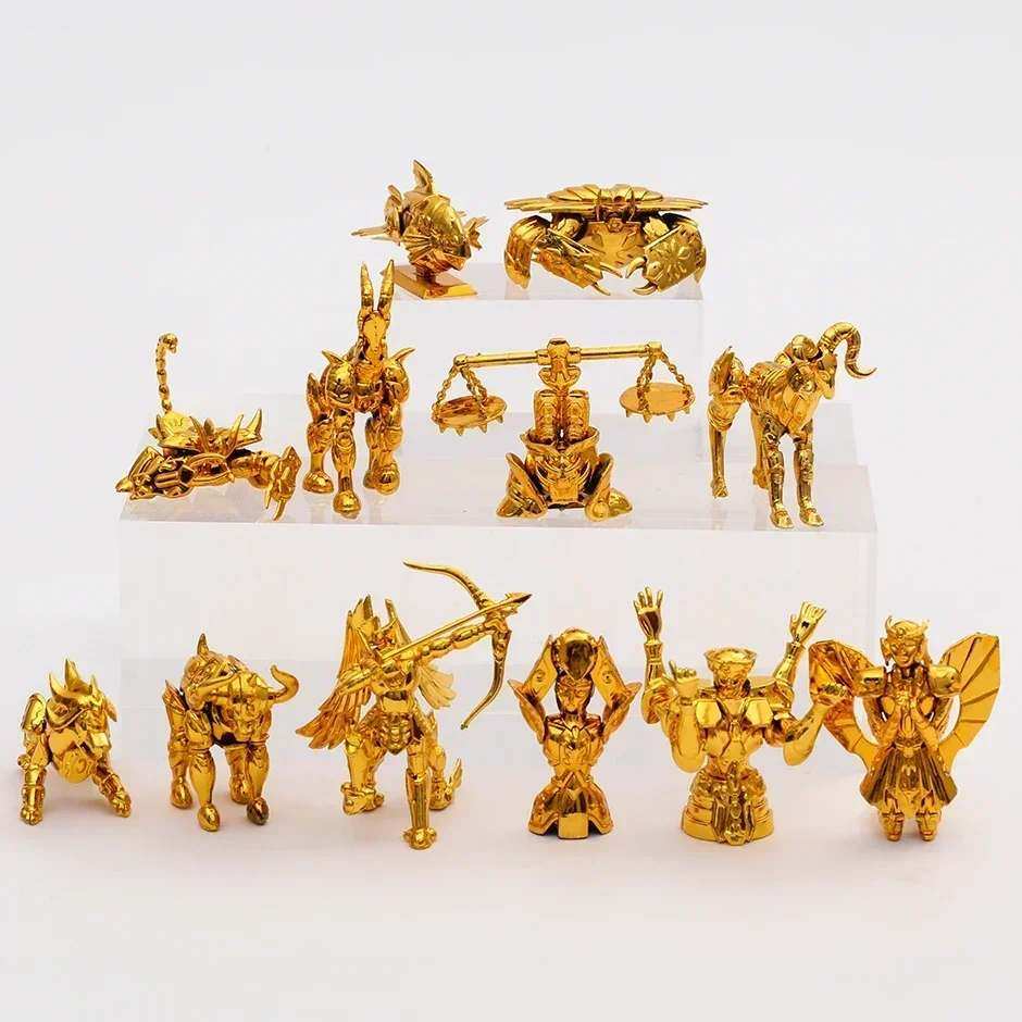 Saint Cloth Myth Appendix Object Set Saint Seiya 12 Gold Saint PVC Figures Collectible Model Toys