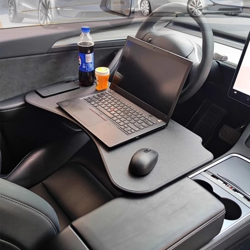 

Специальный автомобильный стол для Tesla Mode 3/Y 2025, модифицированный ноутбук, офисный складной стол, аксессуары для авто, инструменты для модификации