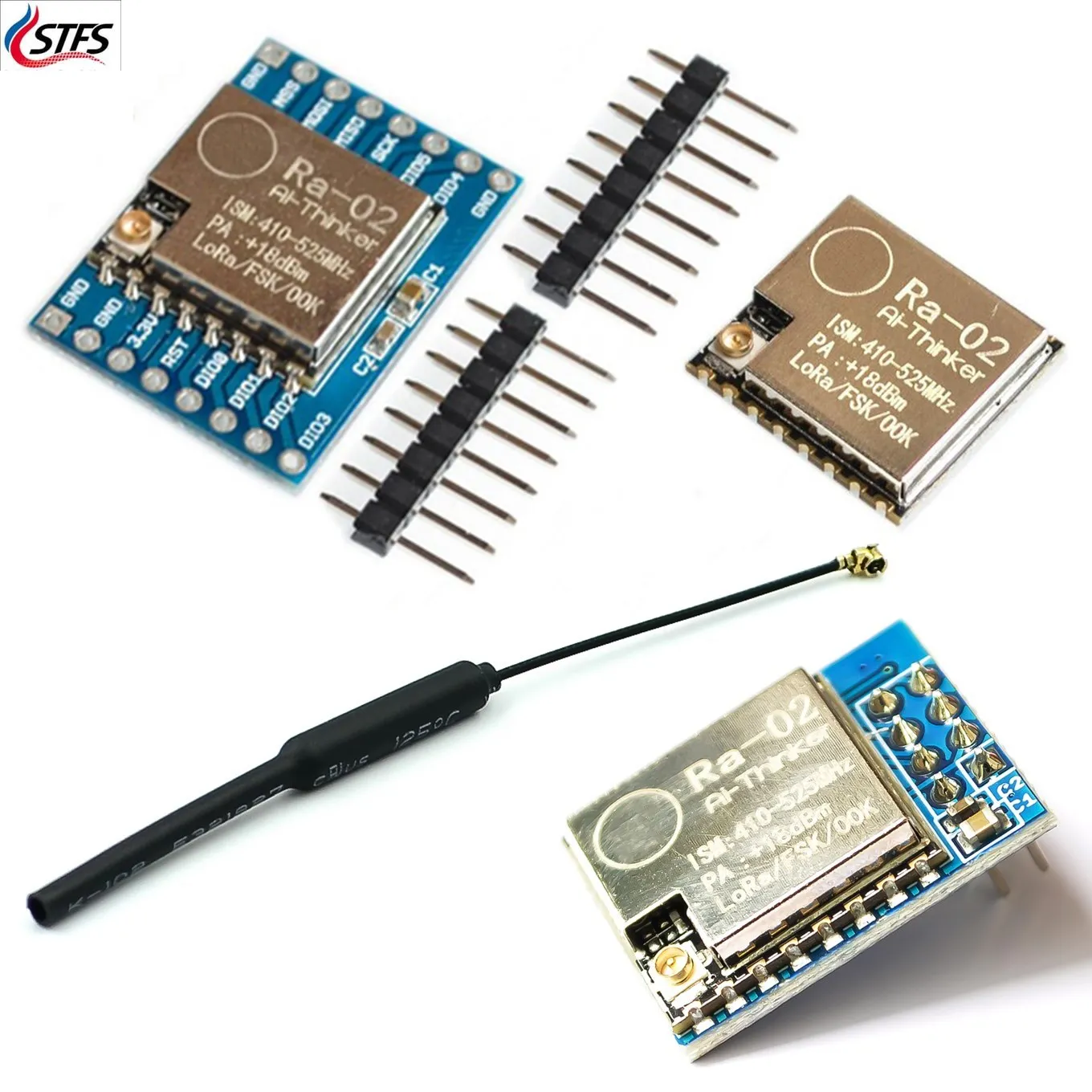 

433MHZ SX1278 LoRa Module 433M 10KM Ra-02 Wireless Spread Spectrum Transmission Board 2.4G IPX Antenna for Smart Home