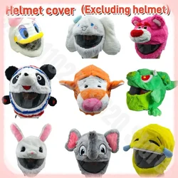 Motorcycle Helmet Cover Suitable for LS2/AGV Full Face Helmet Plush Head Cover Cartoon Helmet Scratch Resistant Protective Cover