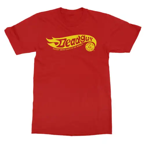 2026 Summer Deadguy Graphic Cotton Band Shirt Unisex Summer Short Sleeve Fashion Brand Tee Luxury Casual Vintage Tees