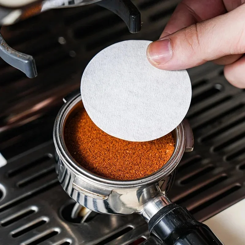 1/2/4box Coffee Filter Paper 51/54/58mm Water Distribution Filter Papers Espresso Mocha Pot Ice Drop Pot Universal Filter Paper