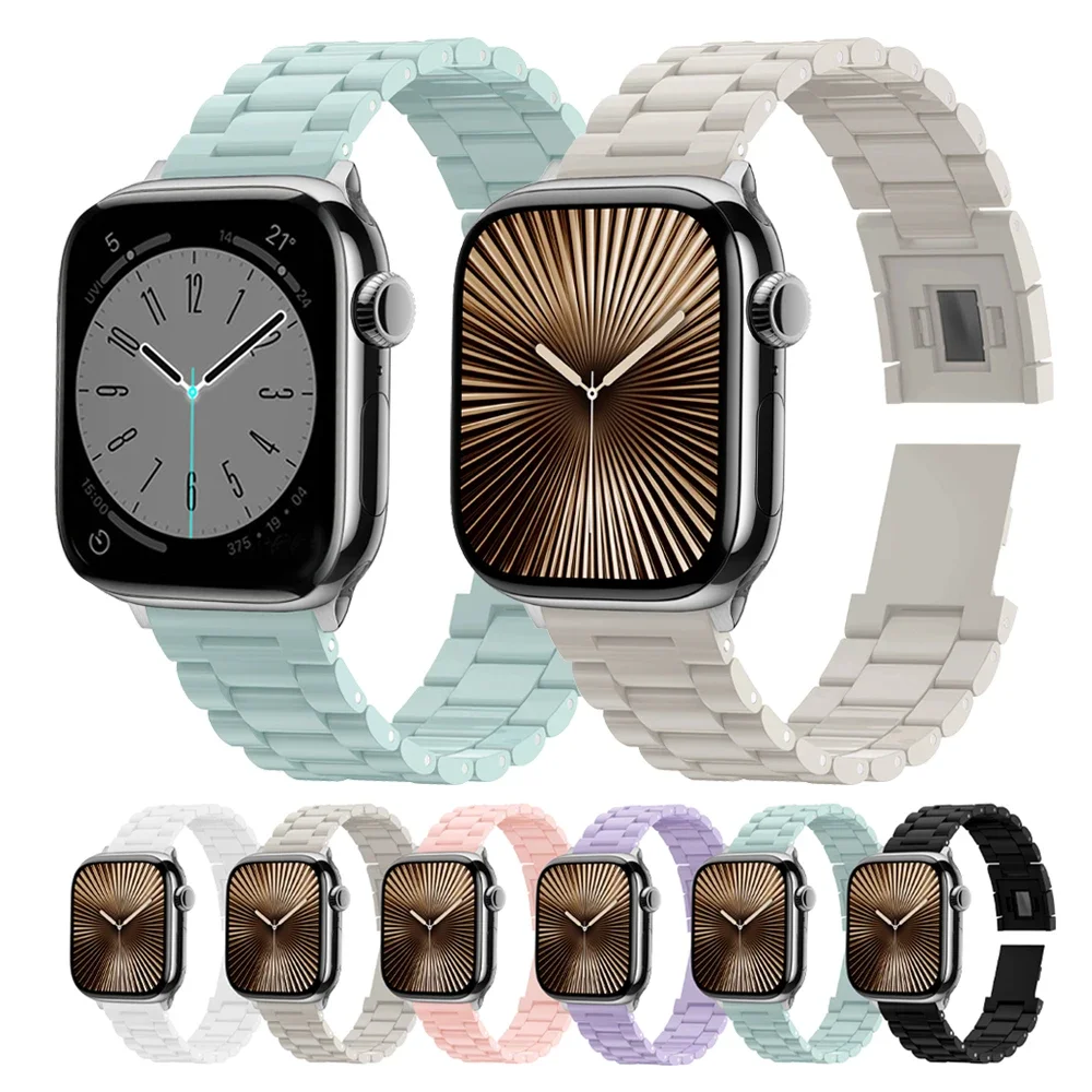 Magnetic band for Apple Watch Seriese 10 9 8 7 6 se 5 4 women loop bracelet strap for iWatch Ultra 2 49mm 42 46mm 38 44 41 45mm