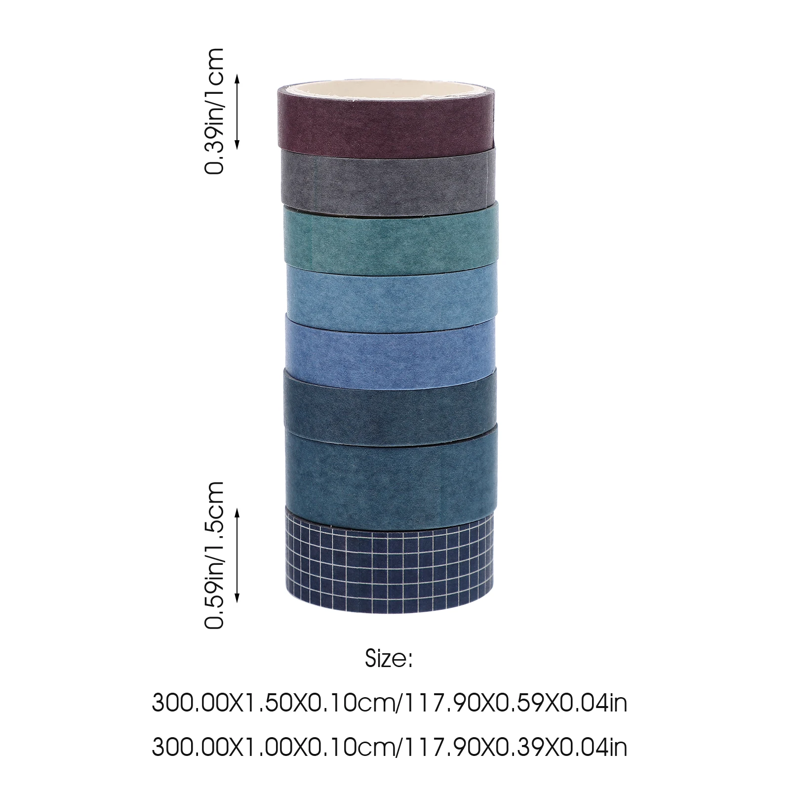 

8 Rolls Pocket Tape Washi for Journaling Scrapbook Flash Neutral Whisper Paper Washi-tape Tapes Stickers Scrapbooking