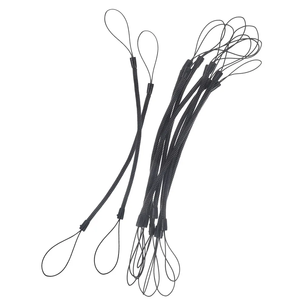 10Pcs Pen Lanyard Holder with Spring Rope for Stylus Pen Anti Lost Rope Tether Lanyard Strap for Phone Touchscreen Writing Tool