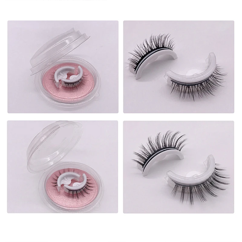 Reusable Self-Adhesive Eyelashes Without Glue Natural Fluffy False Eyelashes