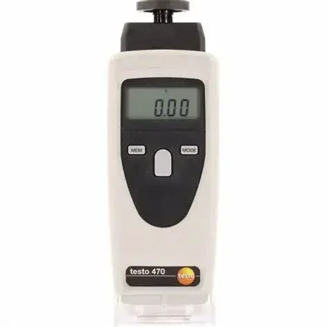 NEW Brand new testo 470 - Precision optical mechanical speed measuring instrument