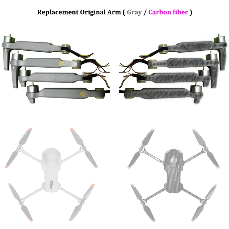 Cuerpo de Dron AE60/brazo reemplazable/pantalla táctil Control remoto hélice para evitar obstáculos pieza de repuesto Original accesorios de juguete