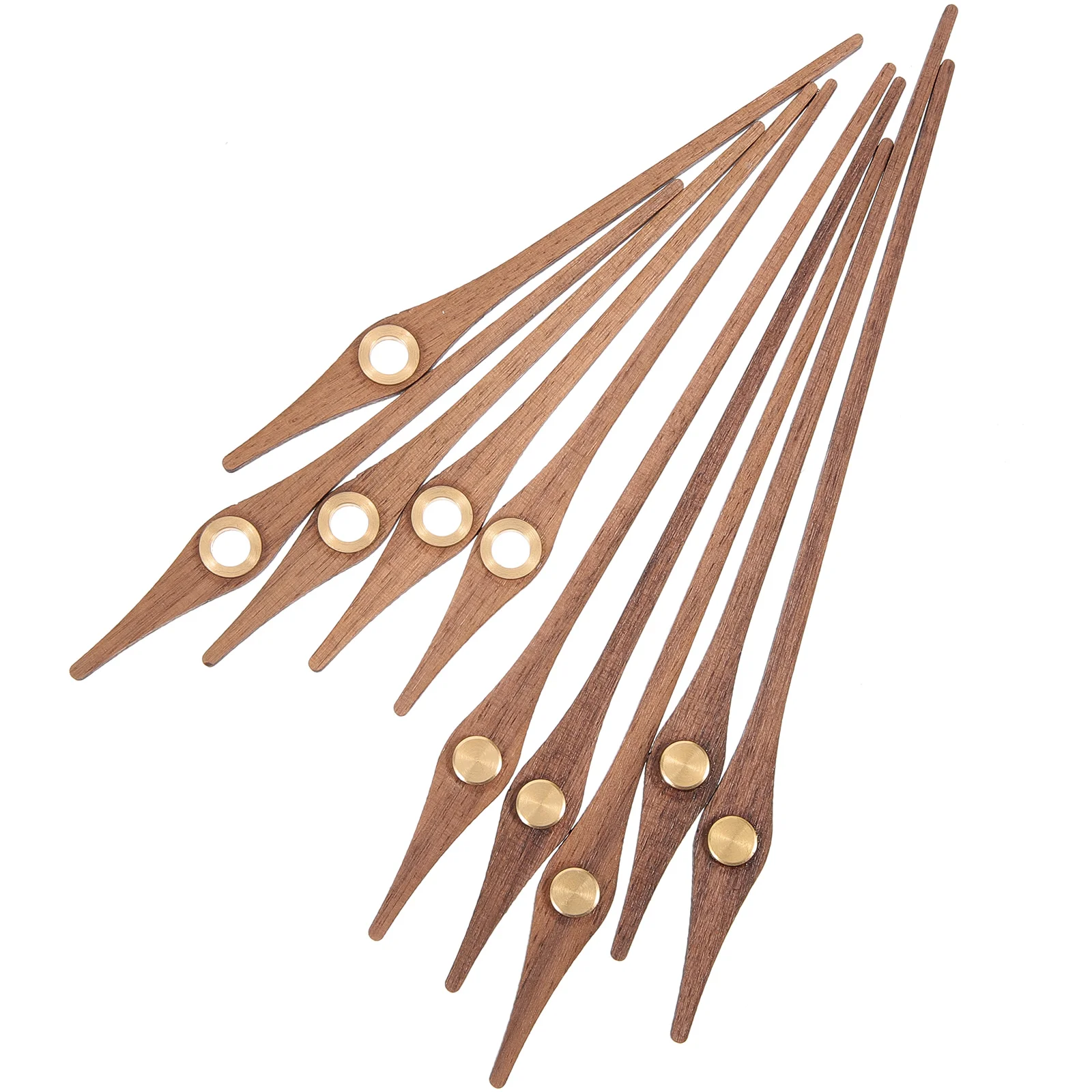 

5 Sets Wooden Pointer Clock Flipping Numbers Diy Small Hands Repair Movement Wall Assembly Homemade Kit Clockmovement Clocks