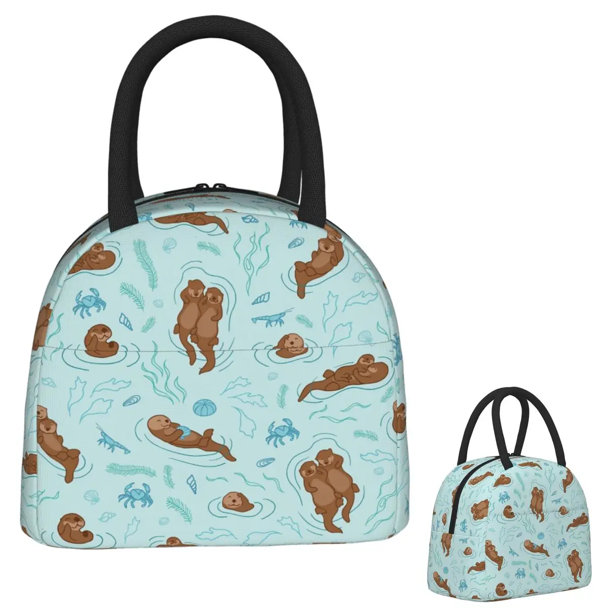 

Световая изолированная сумка для обеда Otter Fun для женщин и детей, портативные коробки для еды, термосумка для ланча