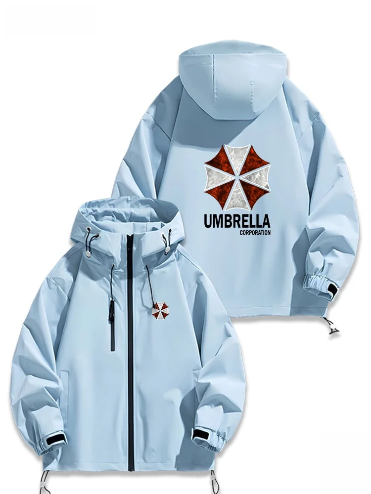 

Biohazard Bear Umbrella Game Молодежный дэт с капюшоном Верхняя одежда из полиэфирного волокна Водонепроницаемый ex Весна Осень Зима Jaet