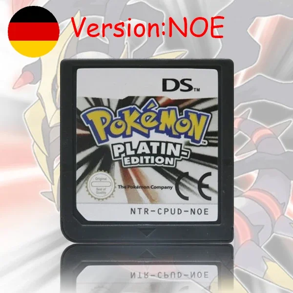 Pokemon Series DS Game Cartridge Diamond Platinum Pearl HeartGold SoulSilver Black White Multilingual for NDS/2DS image 3
