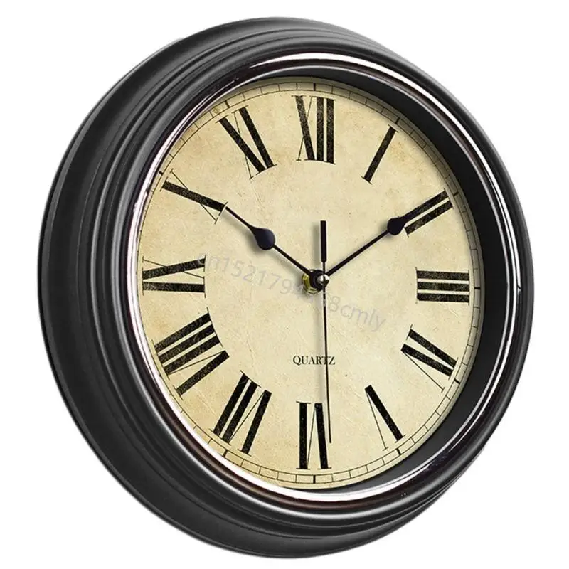 Nordic Vintage Wall Clock European Quiet Clocks for Living Room