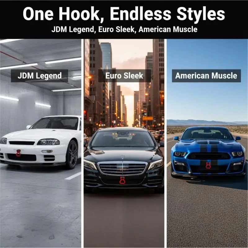 

Универсальный буксировочный крюк для гоночных автомобилей в форме сердца, переднее и заднее буксировочное кольцо, стильное украшение для дрифт-гонок и гоночных трасс