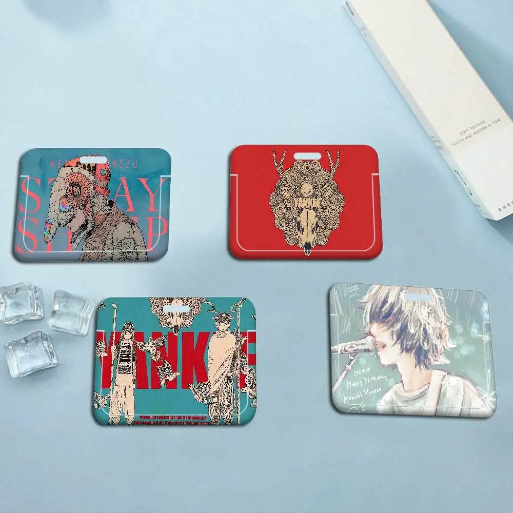

Singer K-Kenshi Y-Yonezu Lost Corner ID Card Holders Lanyards Girls Door Card Case Hanging Rope Women Badge Holder Neck