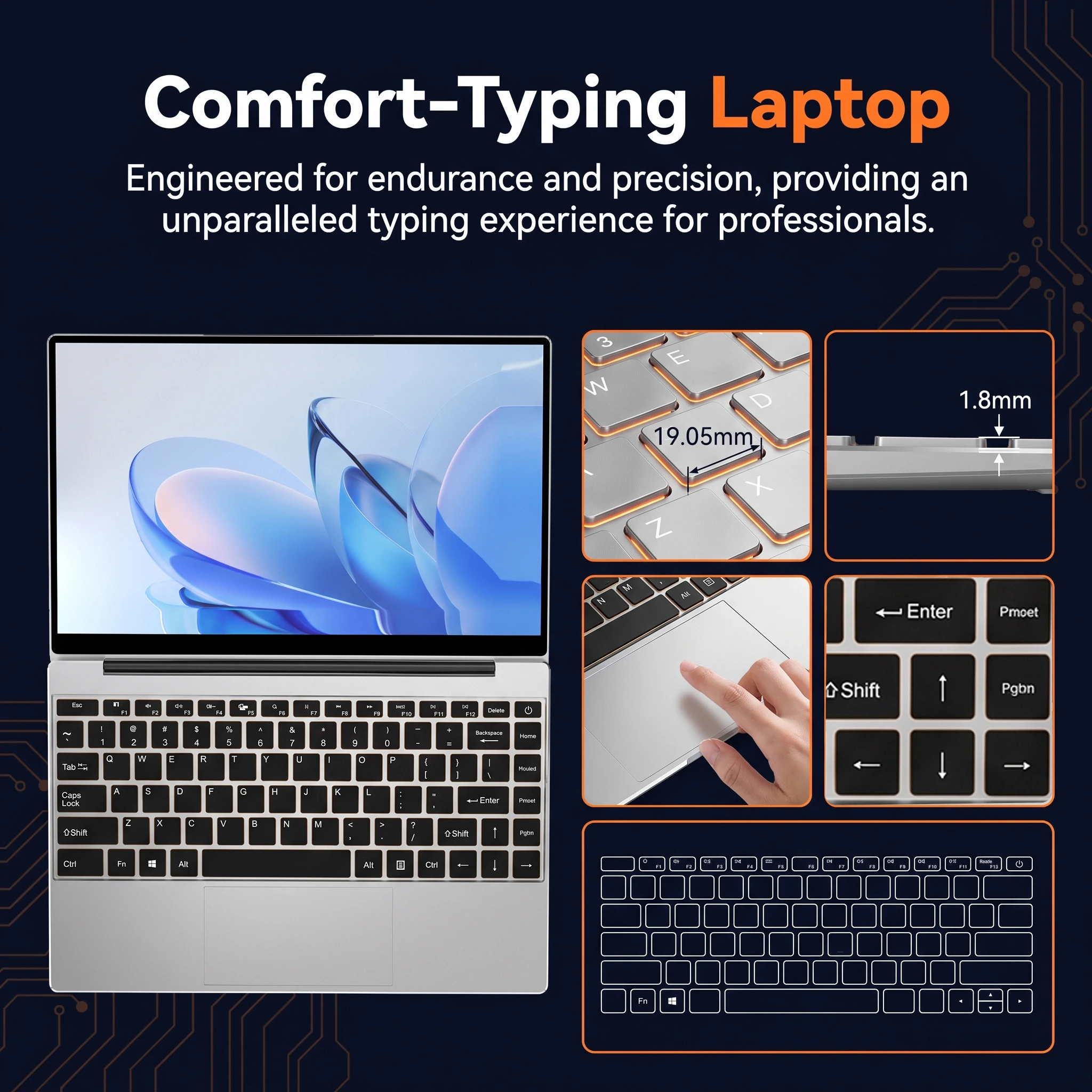 RU Shipped NEW 14.1" Laptop 32GB 2TB Intel Core i7 8650U Windows 11 Gaming Computer PC Gamer office Notebook 1920*1080 HD view 6