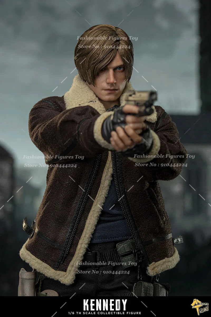 MTTOYS MT017 1/6 hommes soldat beau Leon Kennedy oeil mobile Double tête modèle 12 pouces figurine poupées Collection