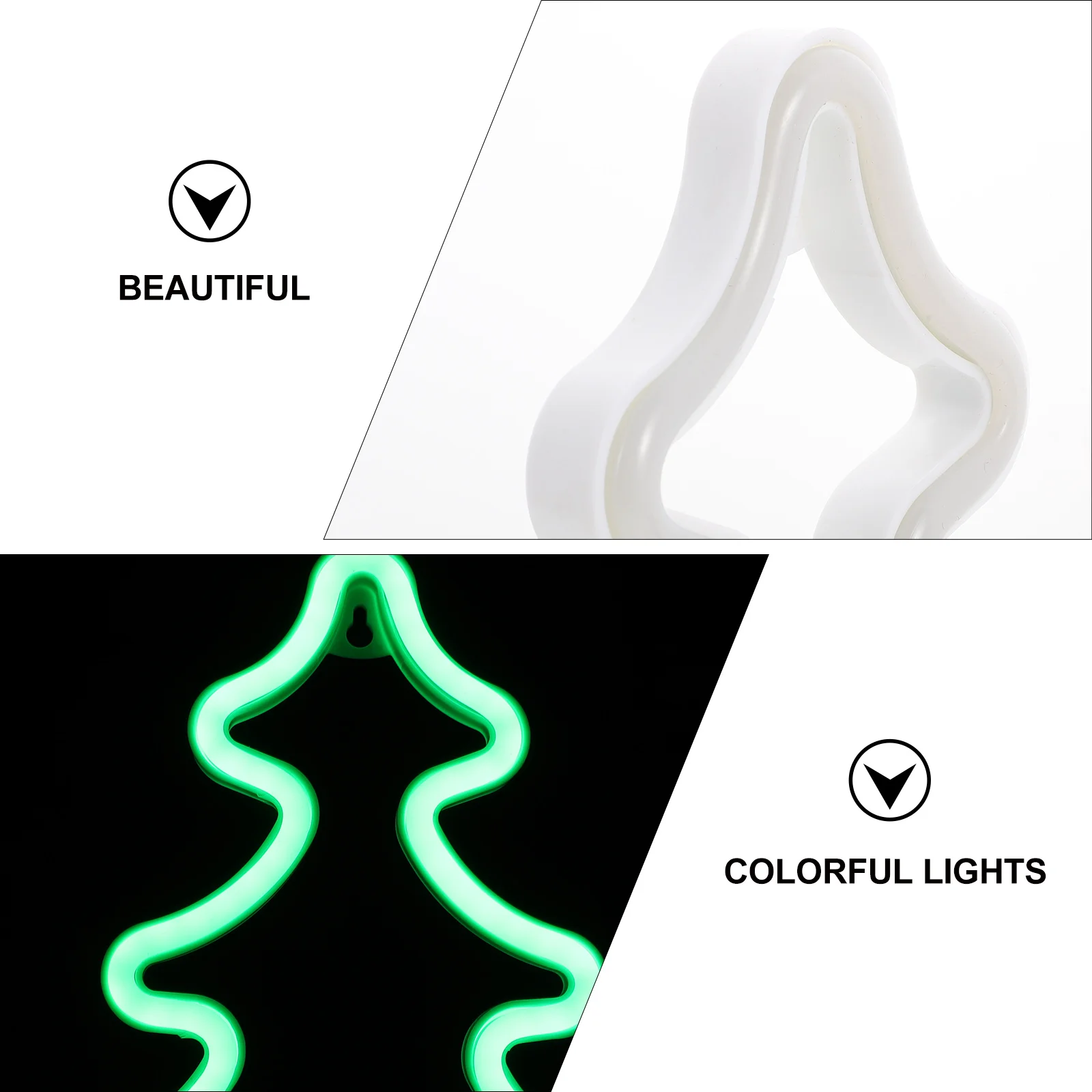 

Christmas Tree Decoration Indoor Neon Adornment Light Decorative LED Lighting Lamp Mini