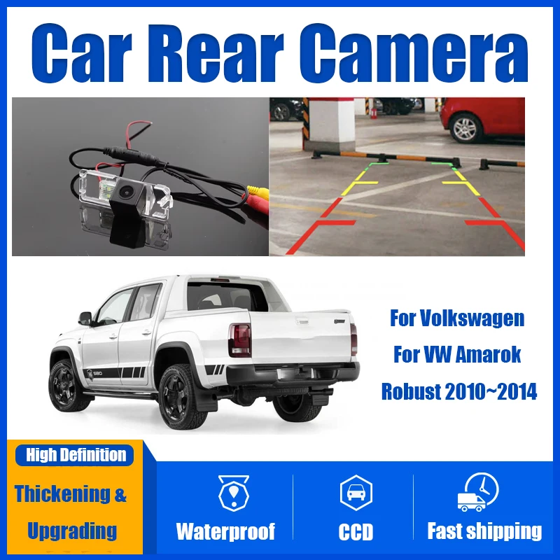 

Car Reverse Rear View Camera For Volkswagen For VW Amarok Robust 2010~2014 CCD Full HD Night Vision Backup Parking Camera