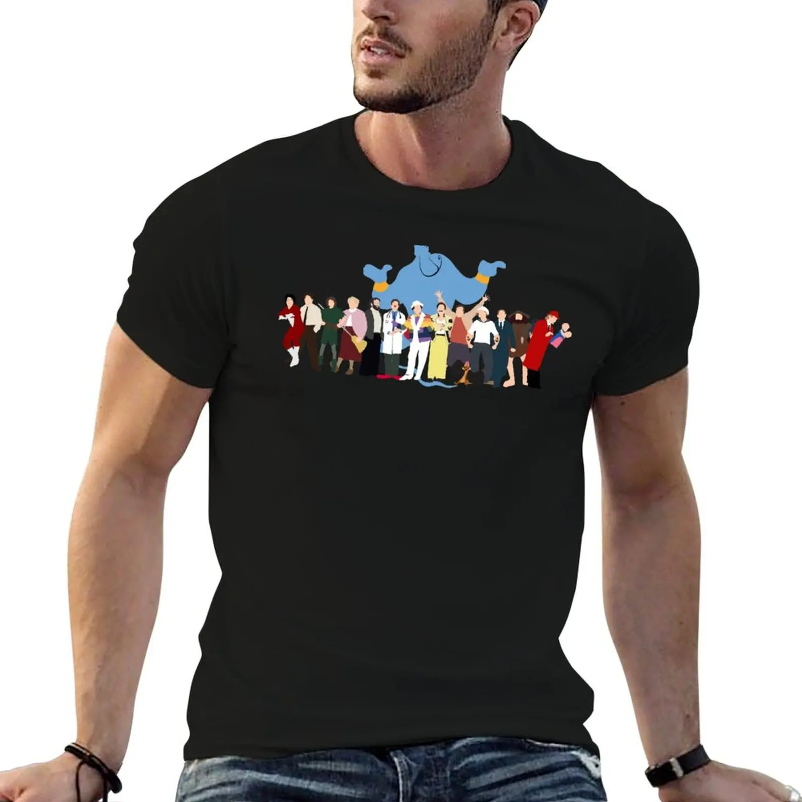 NO BACKGROUND Even More Minimalist Robin Williams Character Tribute T-Shirt plus sizes tshirts personalised mens t shirts