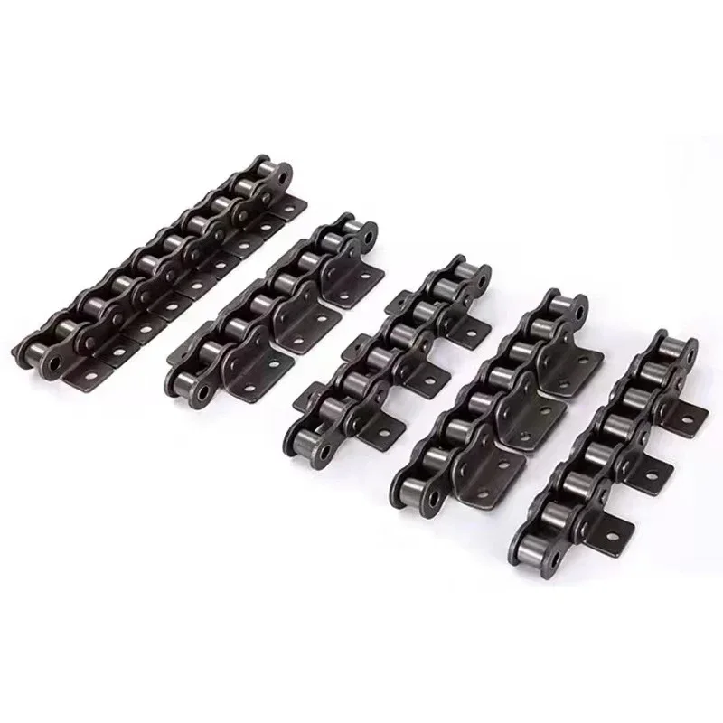 1 pezzo di catena di trasmissione industriale da 1,5 metri catena di trasmissione a tamburo trasportatore a passo corto in acciaio inossidabile 304 08B 10A 12A