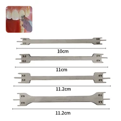 1Pc Dental Orthodontic Bracket Positioner Gauge Stainless Steel Rod Height Bracket Locator Dentist Instrument2.0-7.0mm